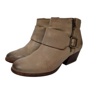 Kork Ease Women's Isa Taupe Leather Ankle Boots Size 7